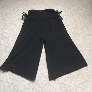 Mid Thigh Black Shorts